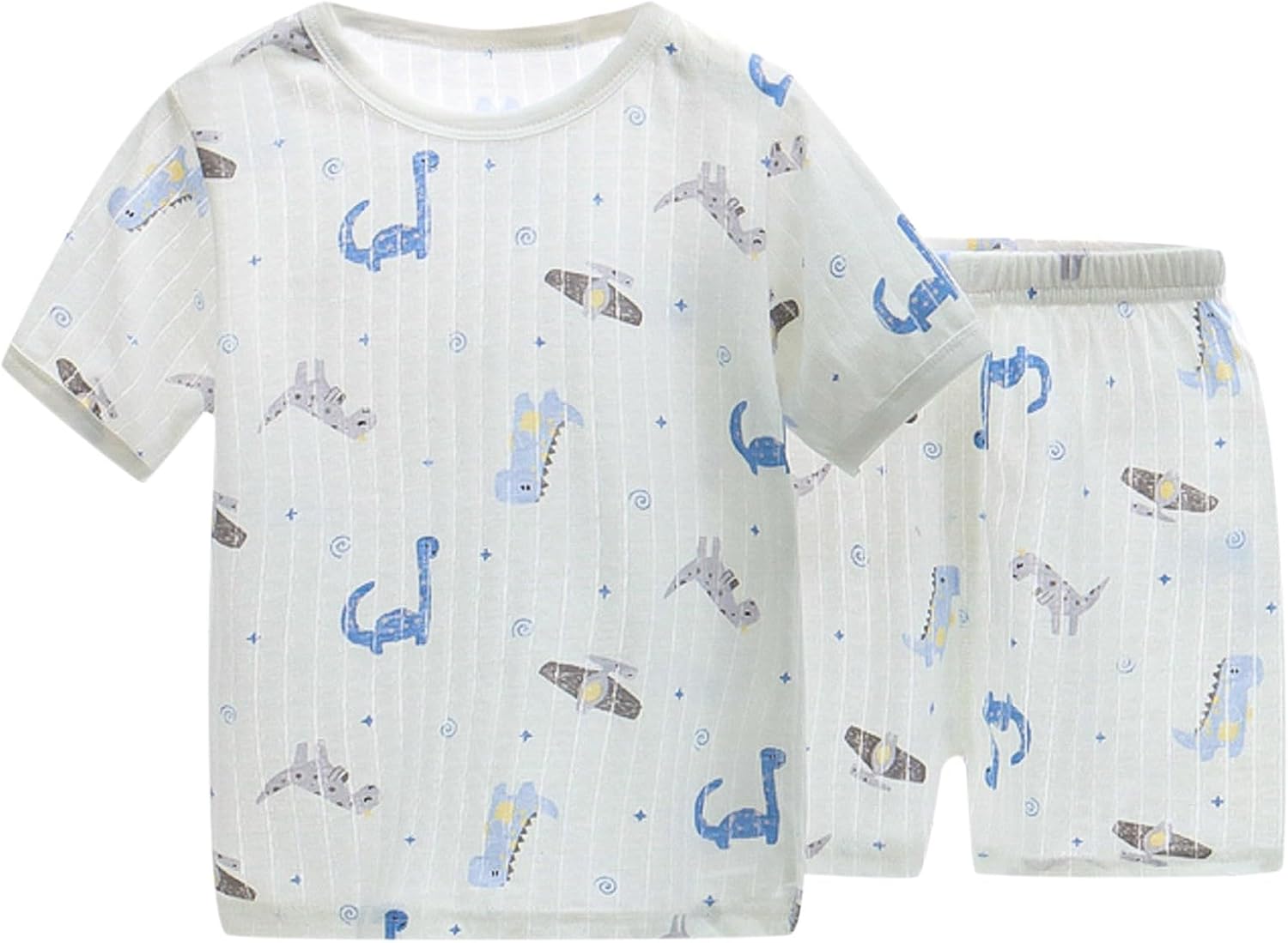 Cartoon Prints Top Shorts Bundle for Kids