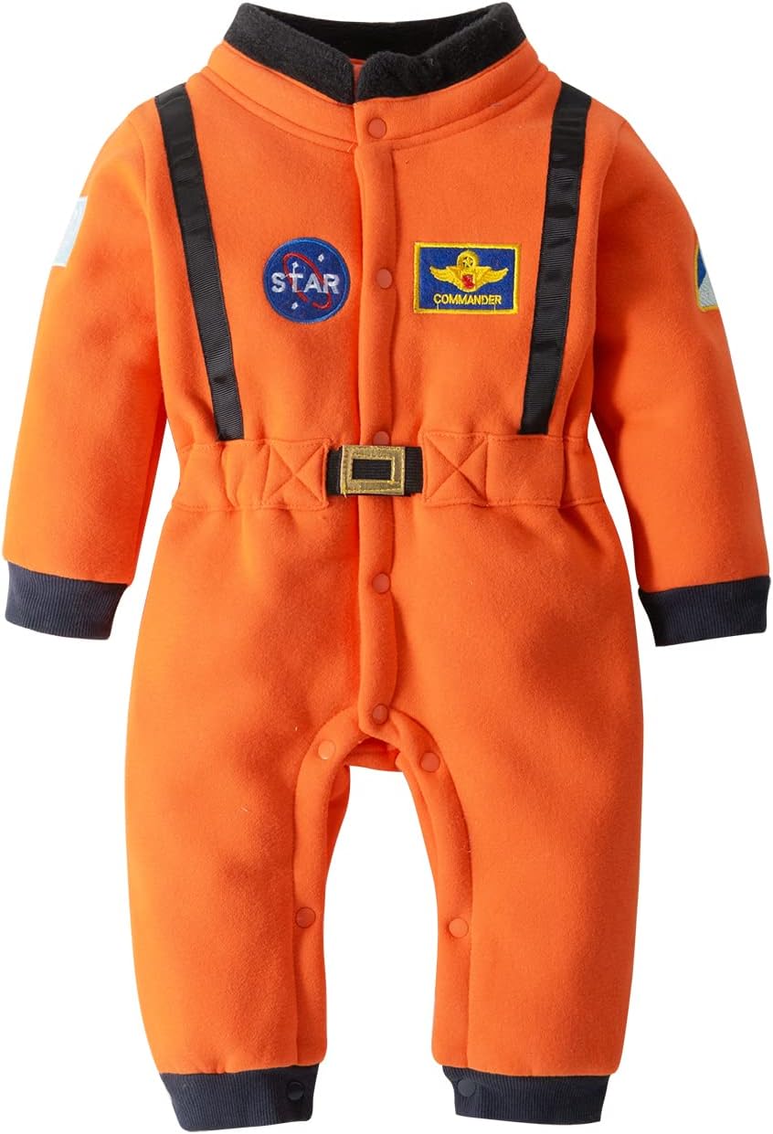 Astronaut Costume for Baby Boys Halloween Trick or Treating Jumpsuit
