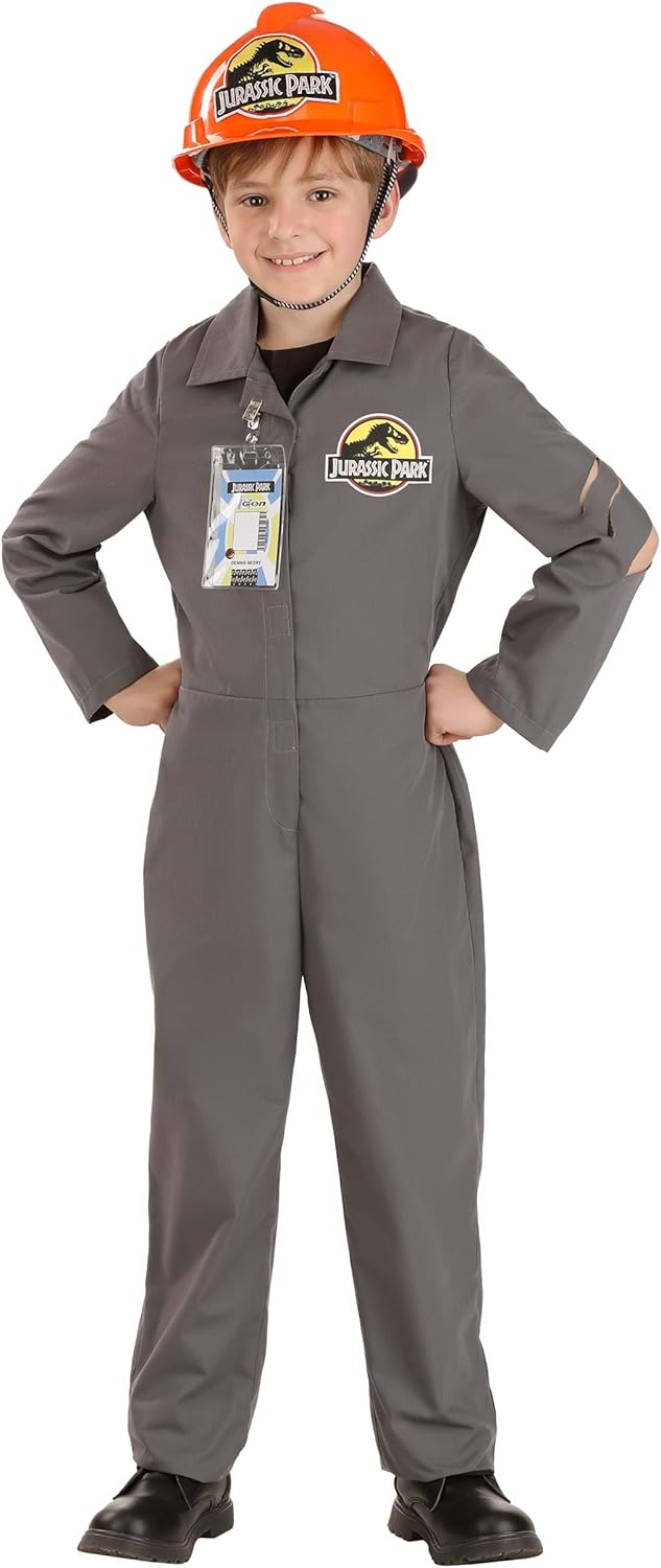 Jurassic Park Employee Costume for Kids Dinosaur Adventure