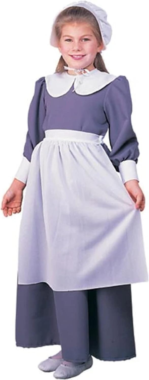 Rubies Childs Pilgrim Costume Dress for Medium Kids