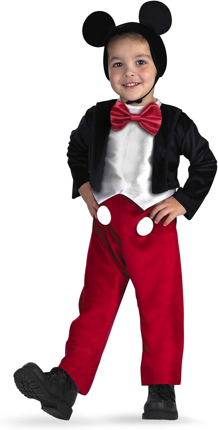 Perfect Disney Mickey Mouse Deluxe Costume for Kids XS 3T-4T