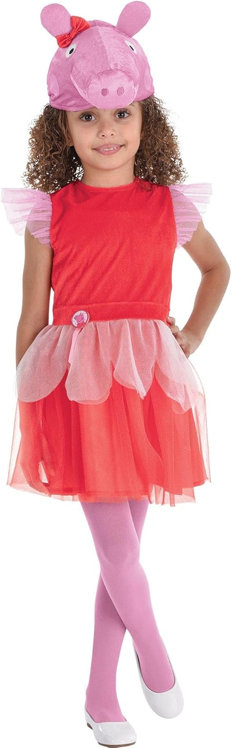 Peppa Pig Glitter Halloween Costume - 3-4T