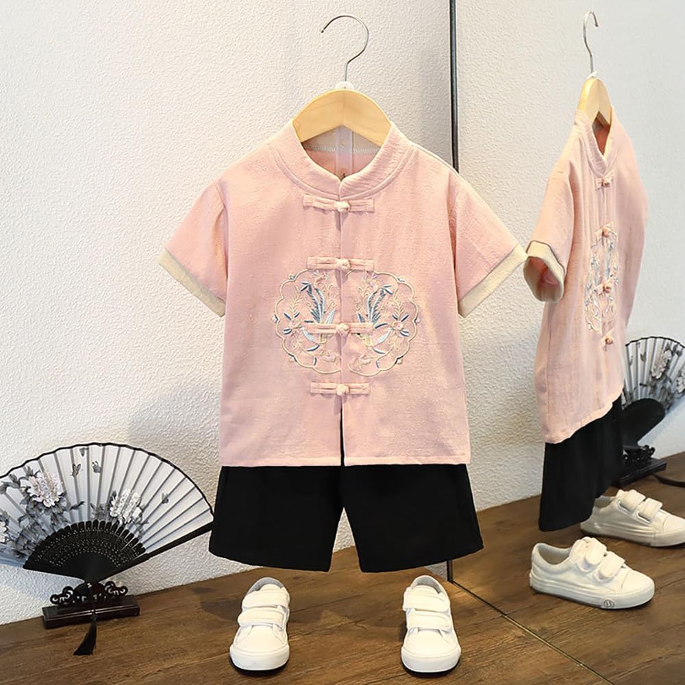 Quenny Chinese New Year Boys Summer Hanfu-Inspired designer summer dress