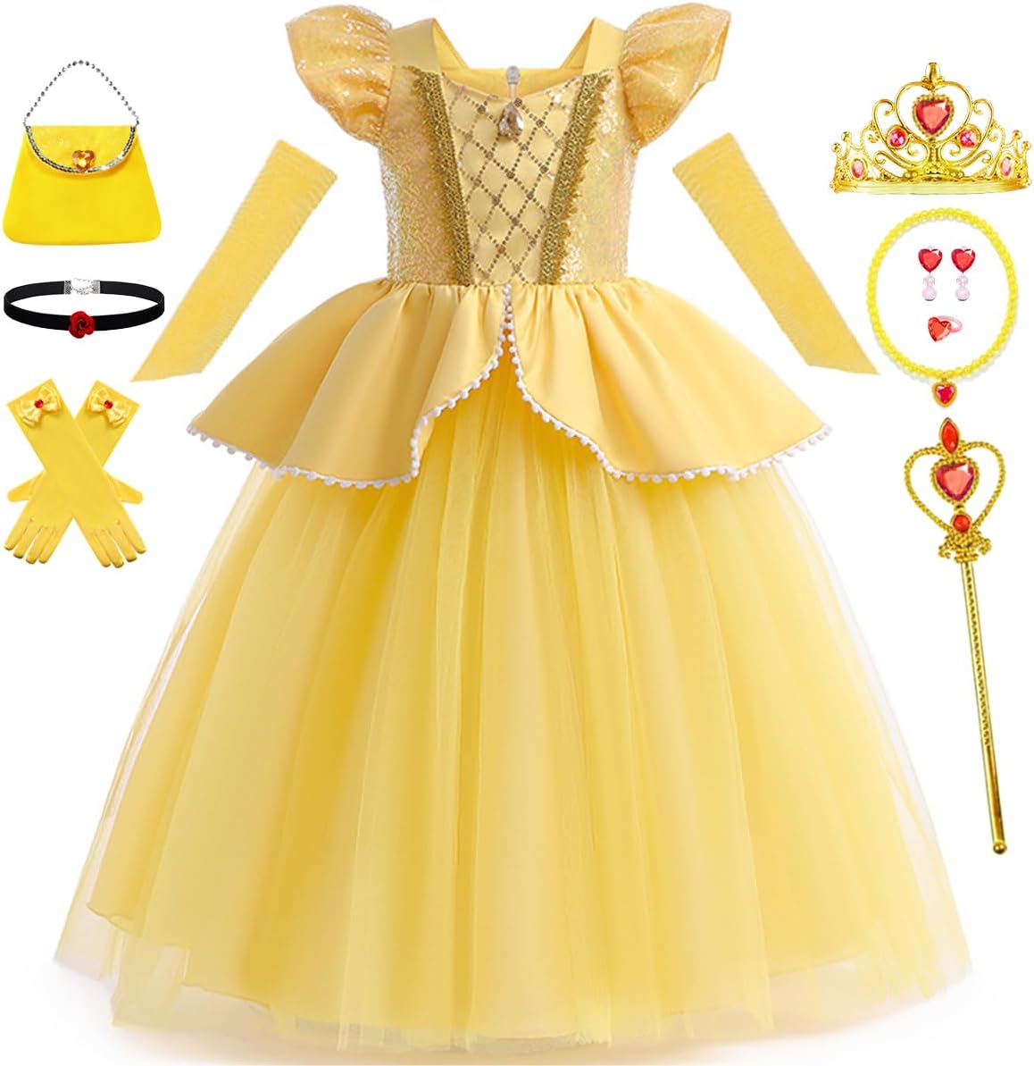 Belle Yellow Princess Costume