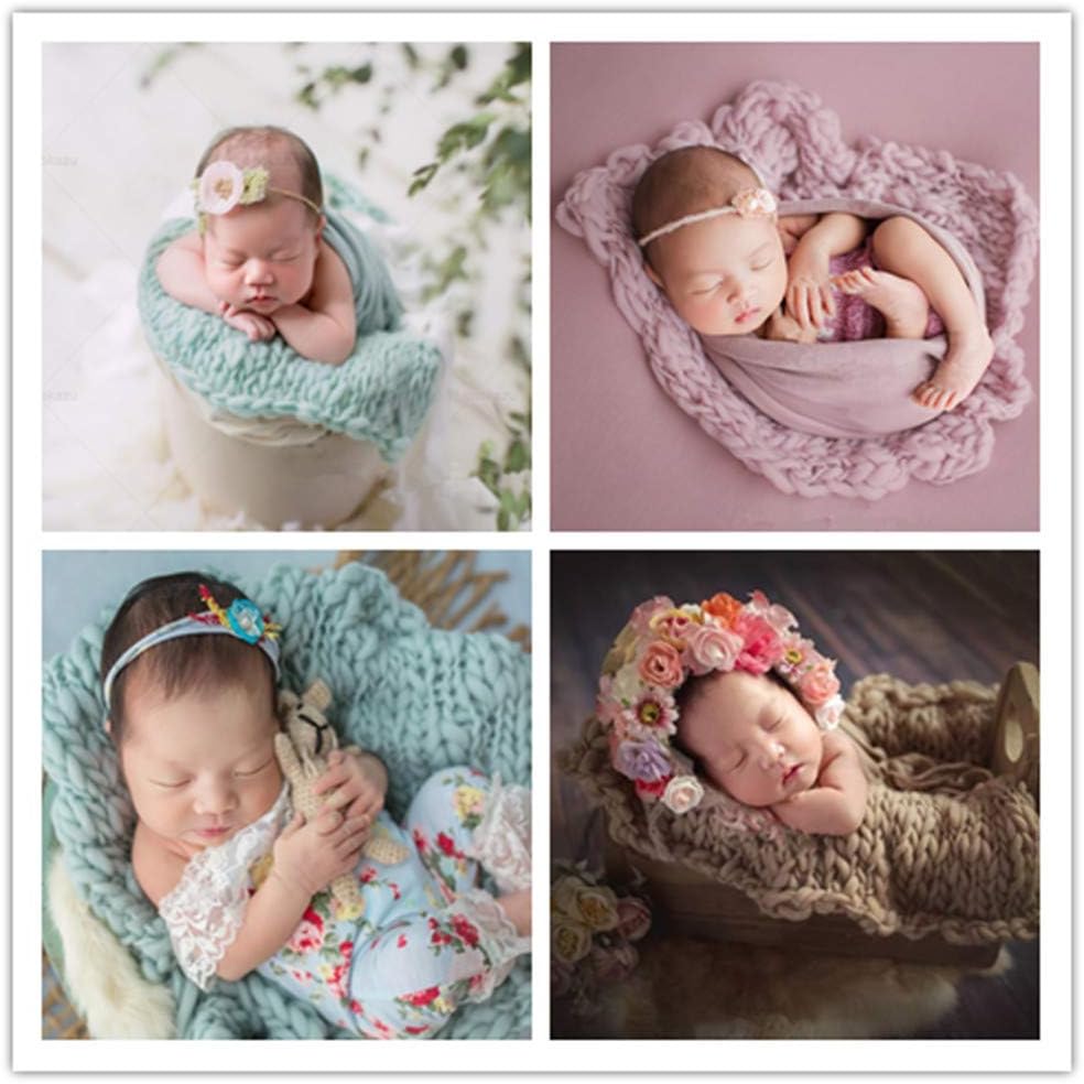 Vemonllas Baby Blanket - Perfect for Newborn Photos Customization