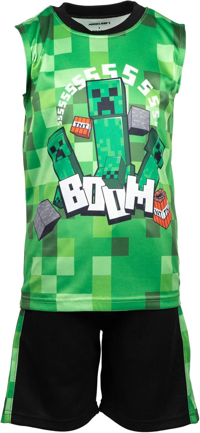 Minecraft Creeper 3-Piece Outfit Set