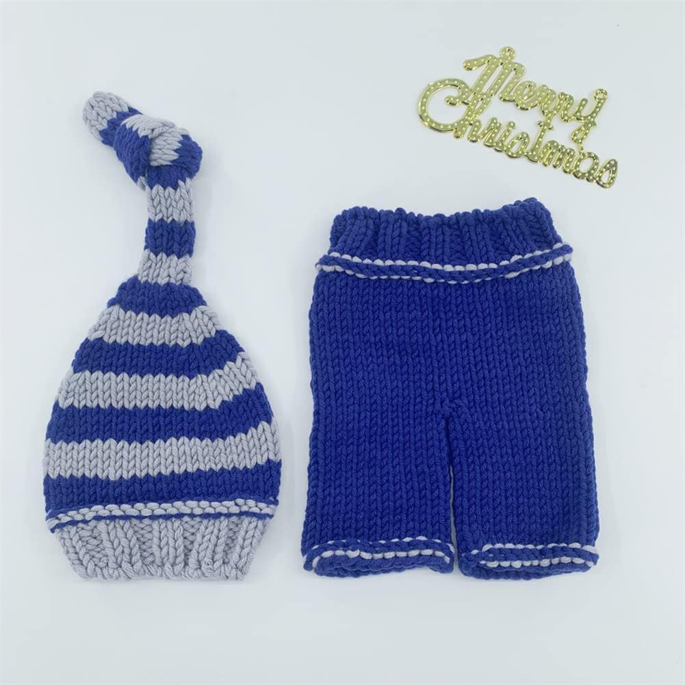 Vemonllas Newborn Knit Hat Pants Set forhoots