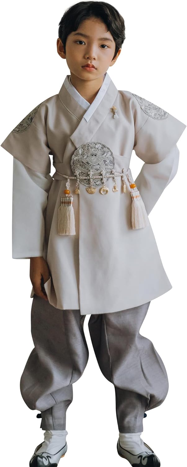 100 Days Korean Traditional Baby Boy Hanbok - Modern Timeless