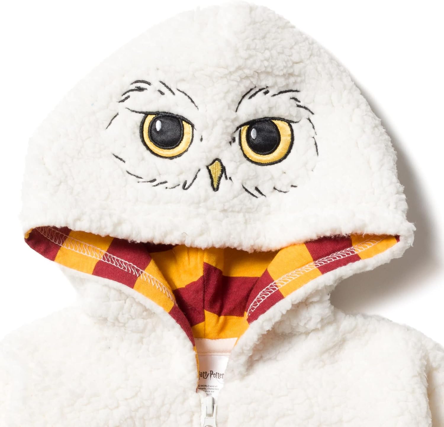 Harry Potter - Hedwig Owl Diaper Size Fleece Zip Up Costume