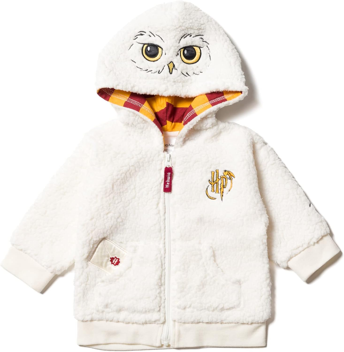Harry Potter - Hedwig Owl Diaper Size Fleece Zip Up Costume