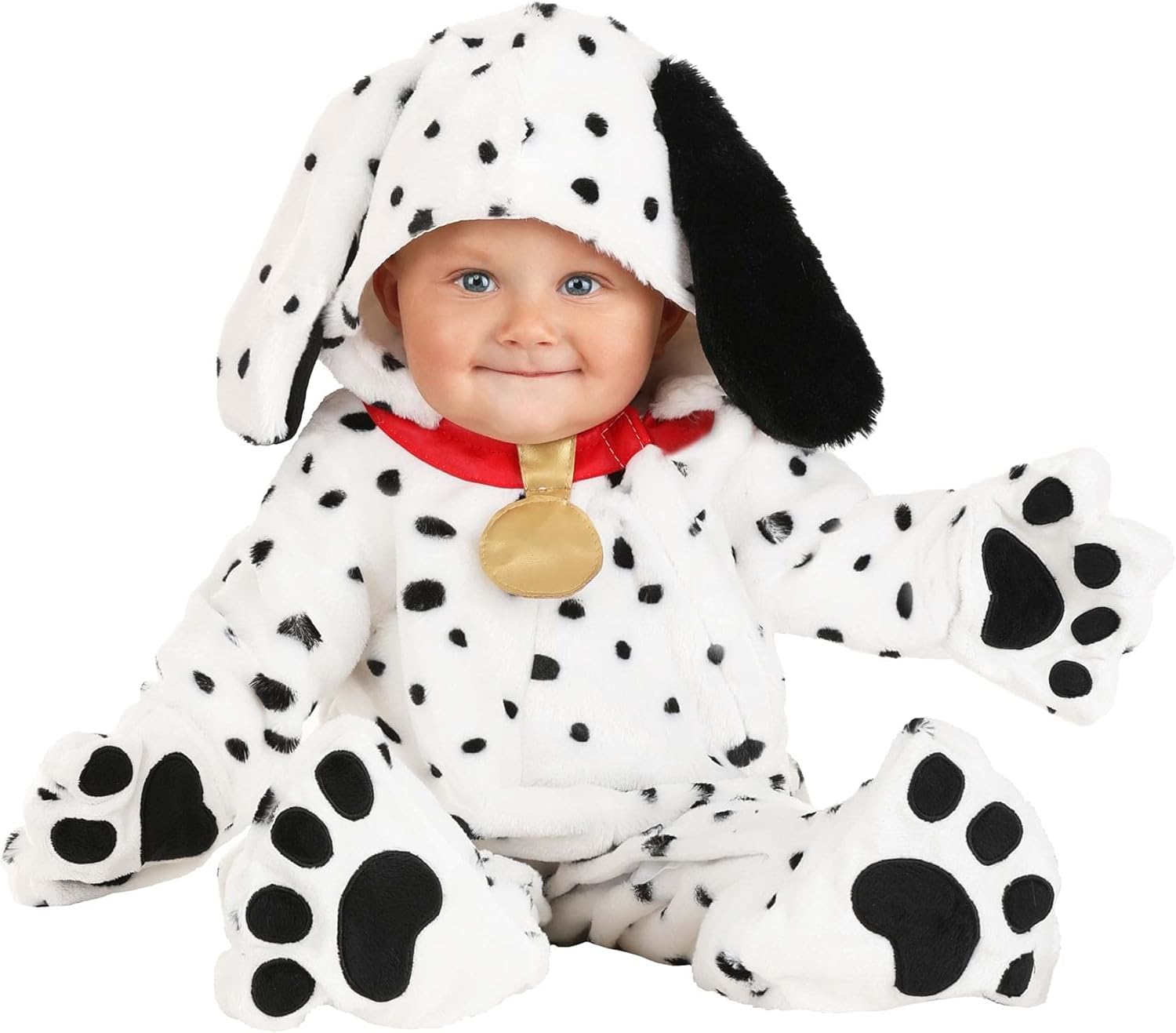 Sturdy and Adorable Dalmatian Jumpsuit for Babies