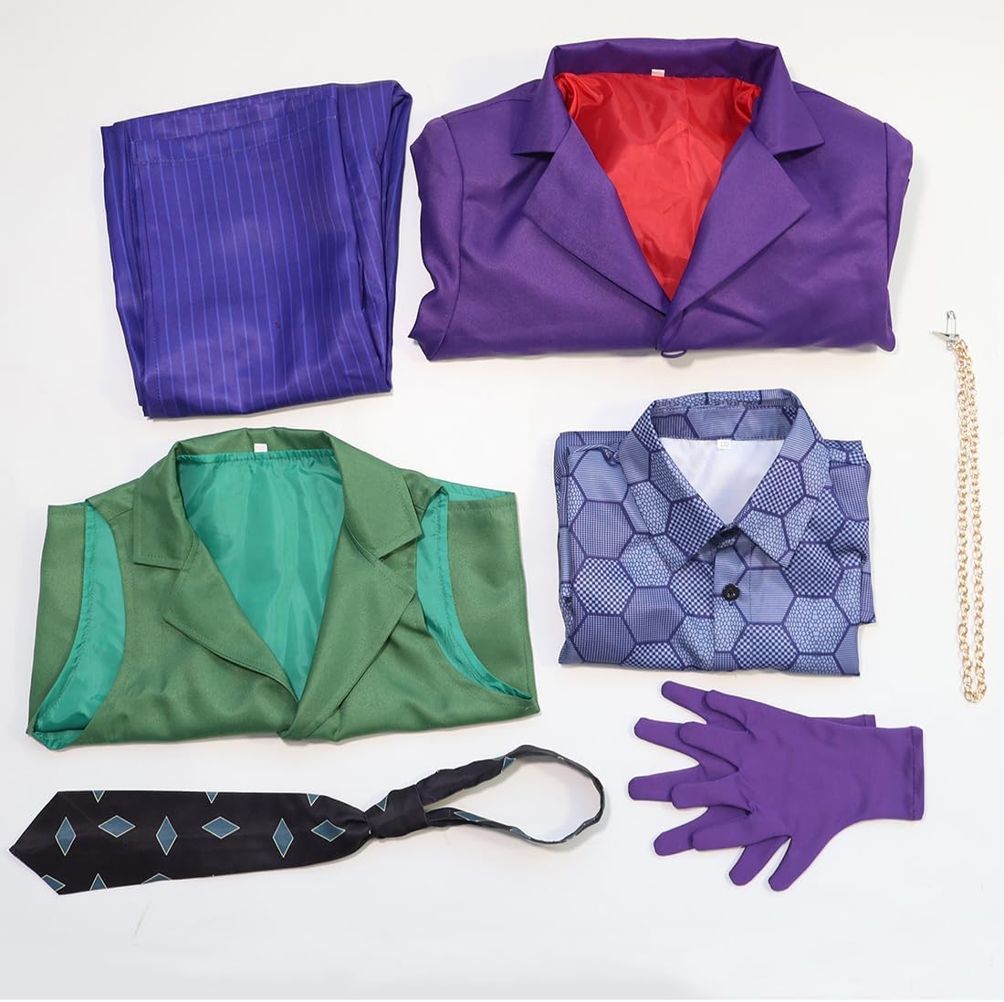 Kubras Joker Costume for Kids Boys - Halloween Wear