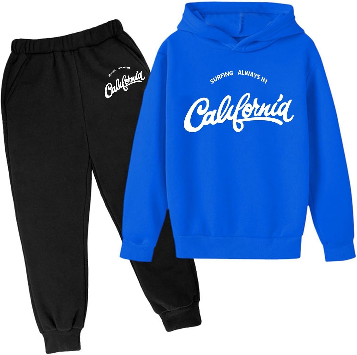 Autumn Winter Boys Hoodie Set Casual Trendy Print on Underwear