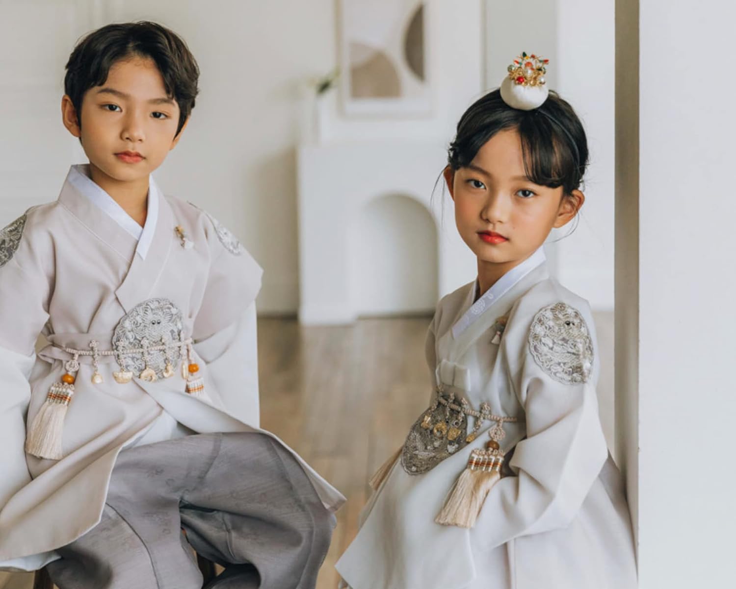 100 Days Korean Traditional Baby Boy Hanbok - Modern Timeless