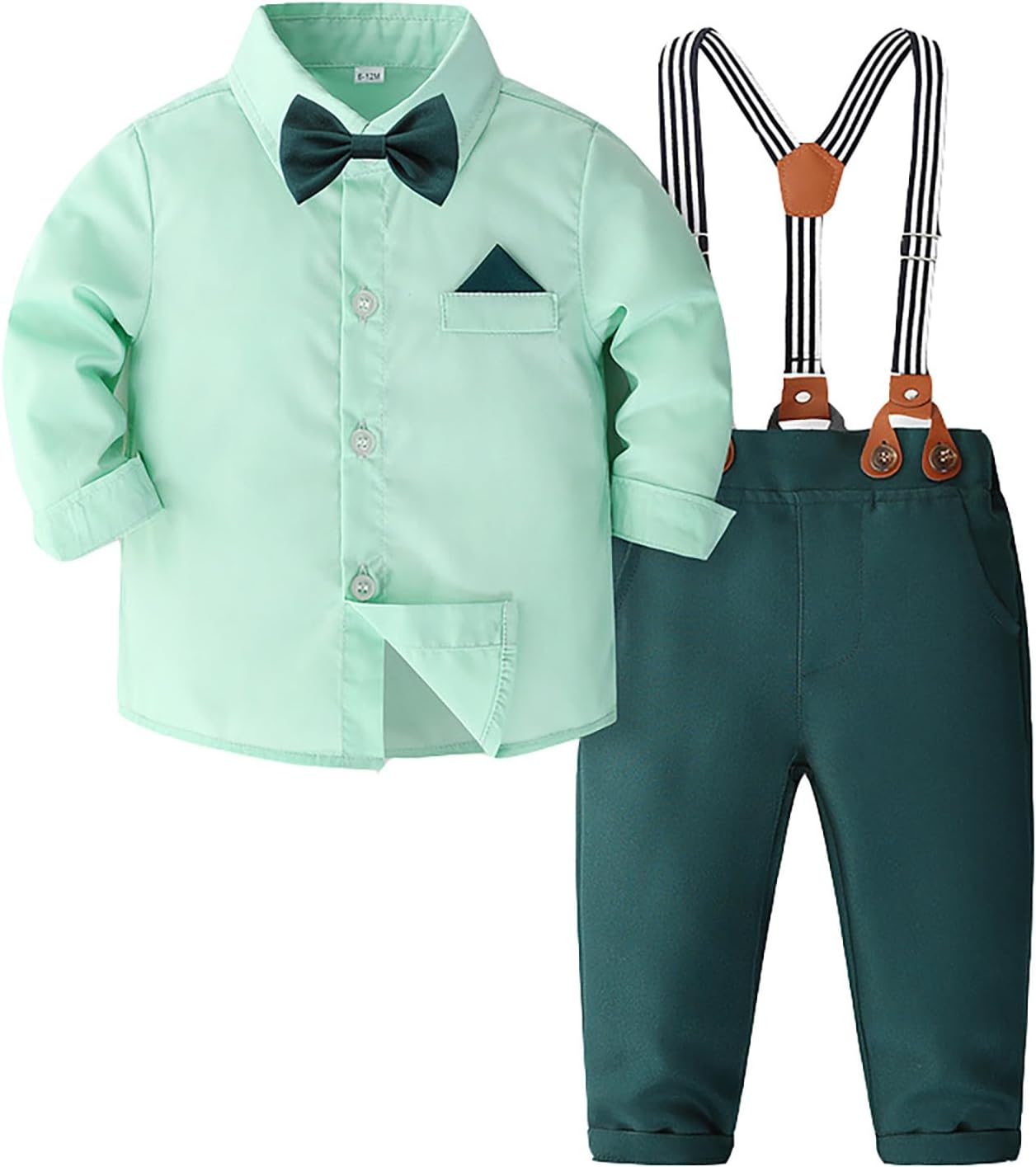 Toddler Boys 4-Piece Set with Trendy Tie