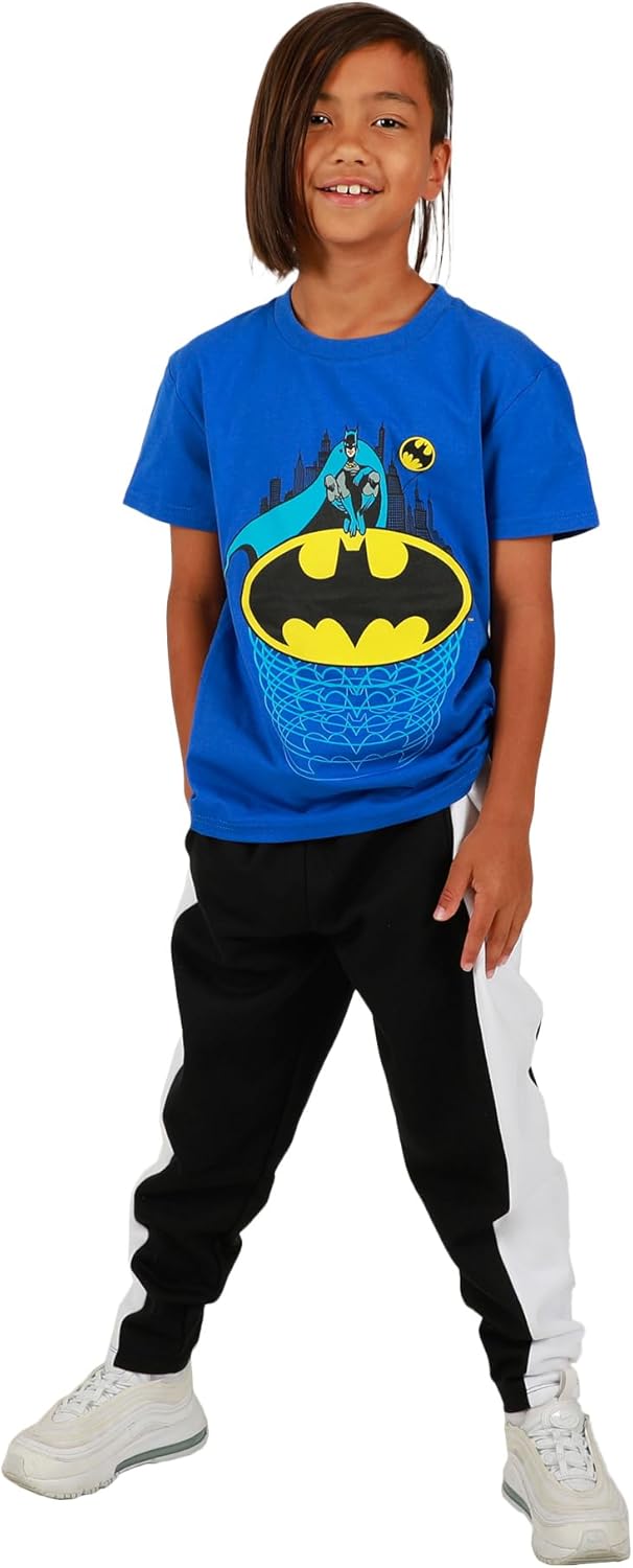 Classic Bat Way youth boys batman 3 piece t-shirts set