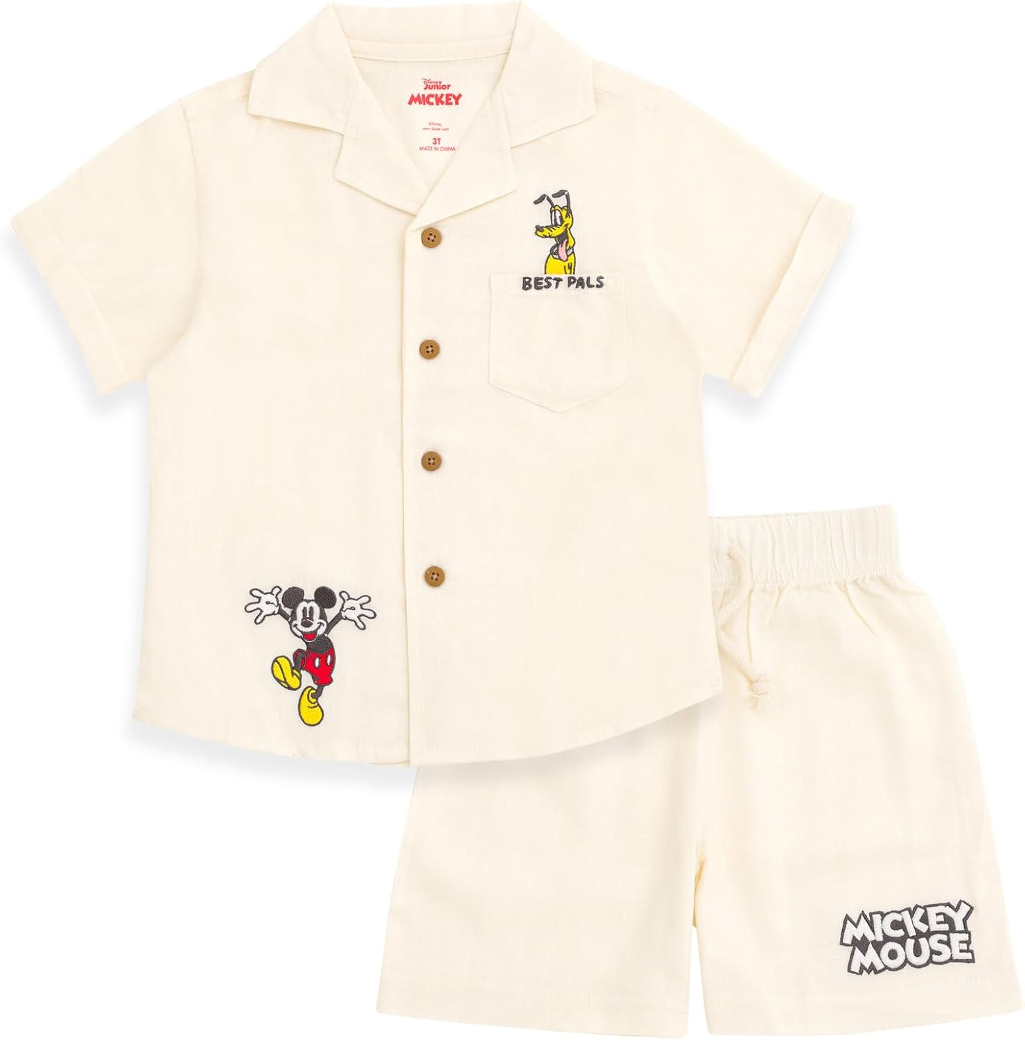 Disney Mickey Mouse Button Down Set