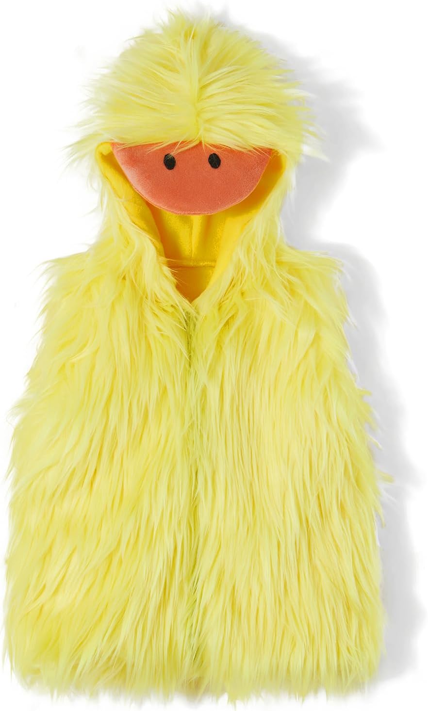 Premium Material Cute Toddler Halloween Furry Duck Costume Kids Zipper Vest