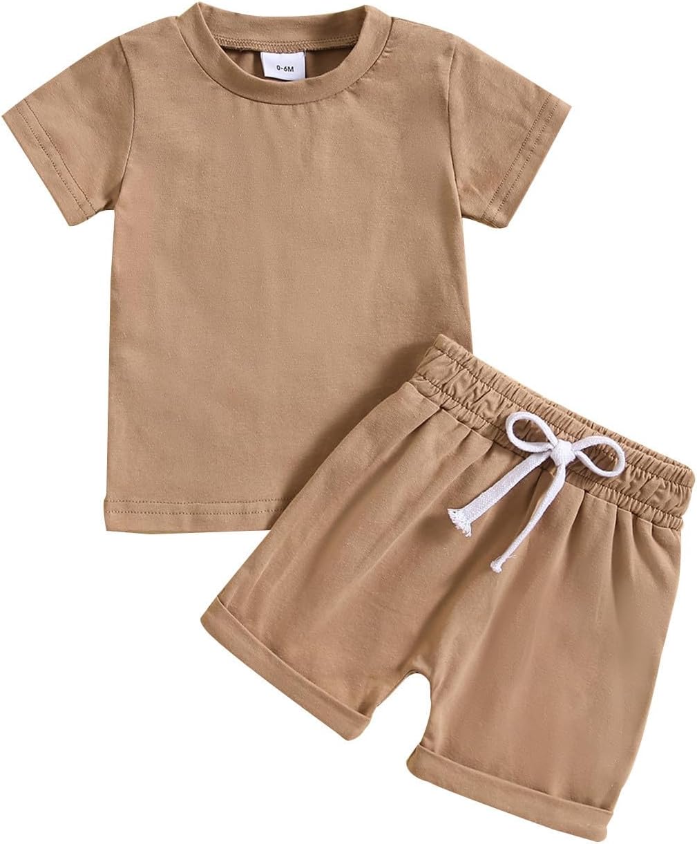 Toddler Boys Short Sleeve T-Shirt Shorts Set