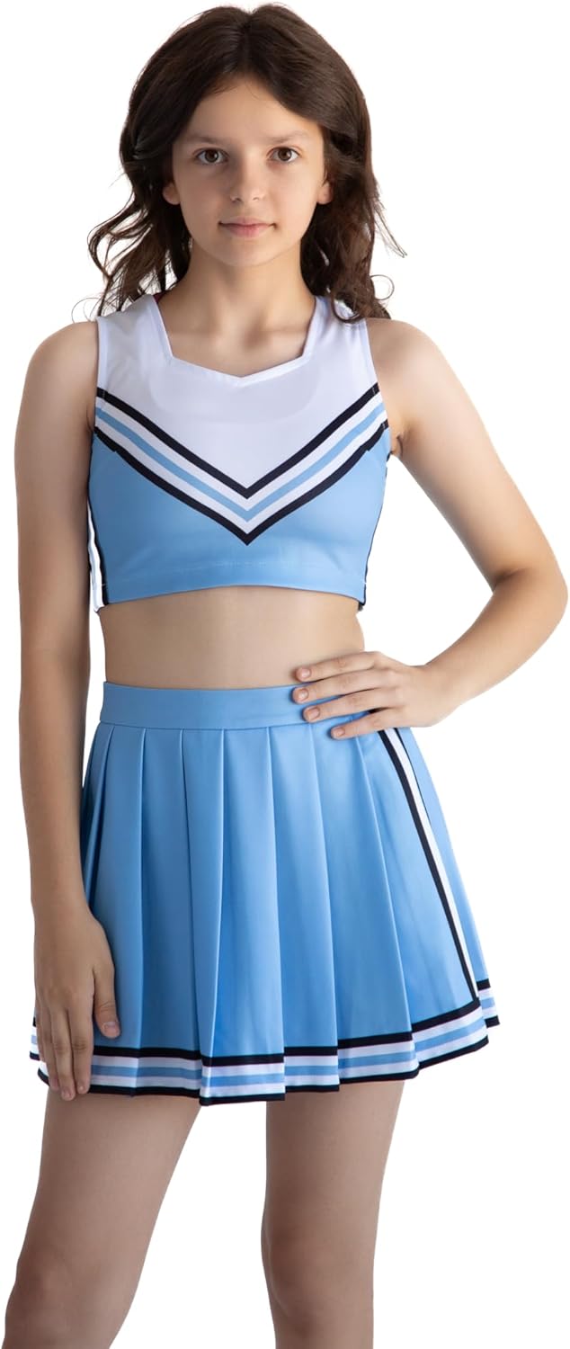 Cheerleader Princess Halloween Costume Girls 8-14 Years Add a Sparkle