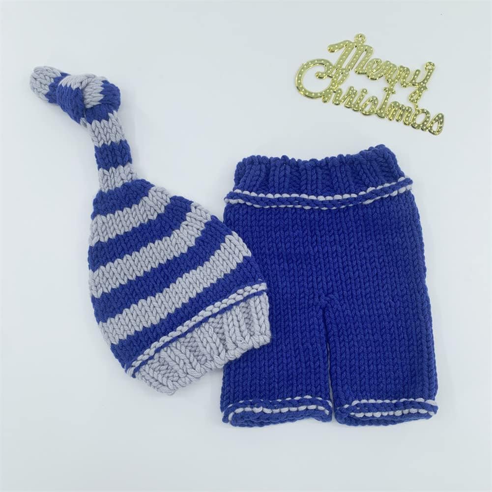 Vemonllas Newborn Knit Hat Pants Set forhoots