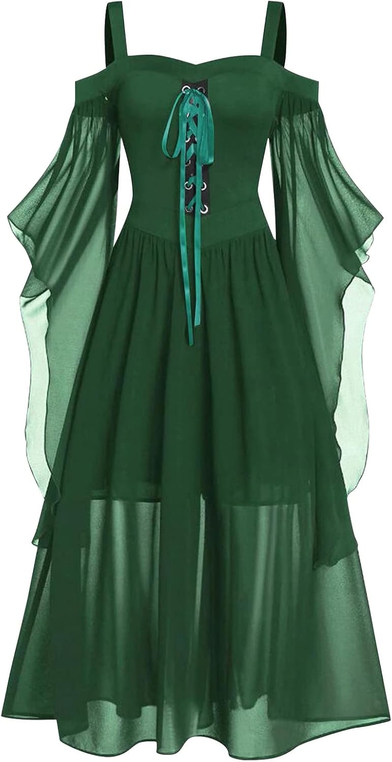 Cool Halloween Costume Mditerrane Style Off Shoulder Sleeve Halloween Dress
