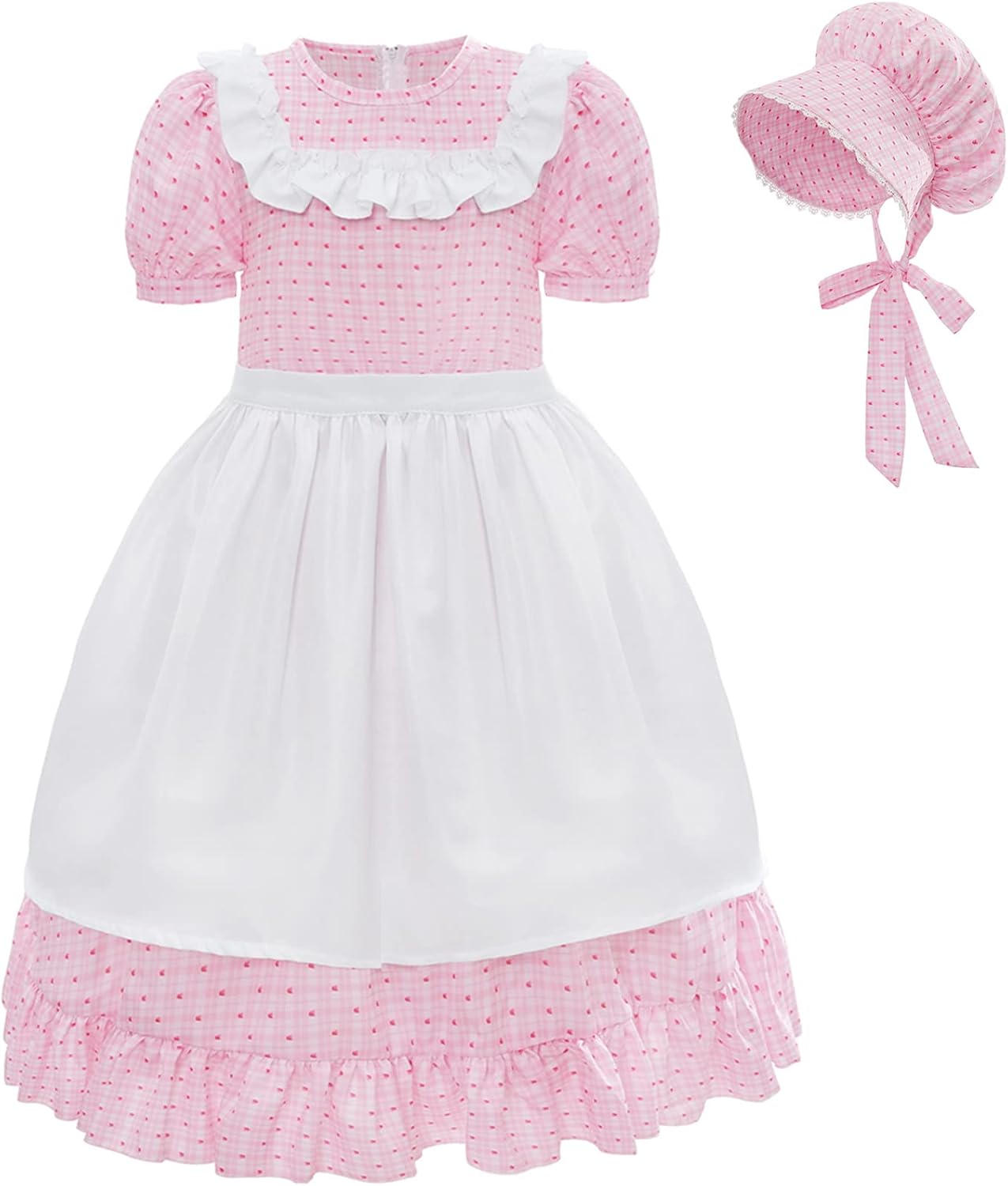 NSPSTT Girls Colonial 1800s Dress Set