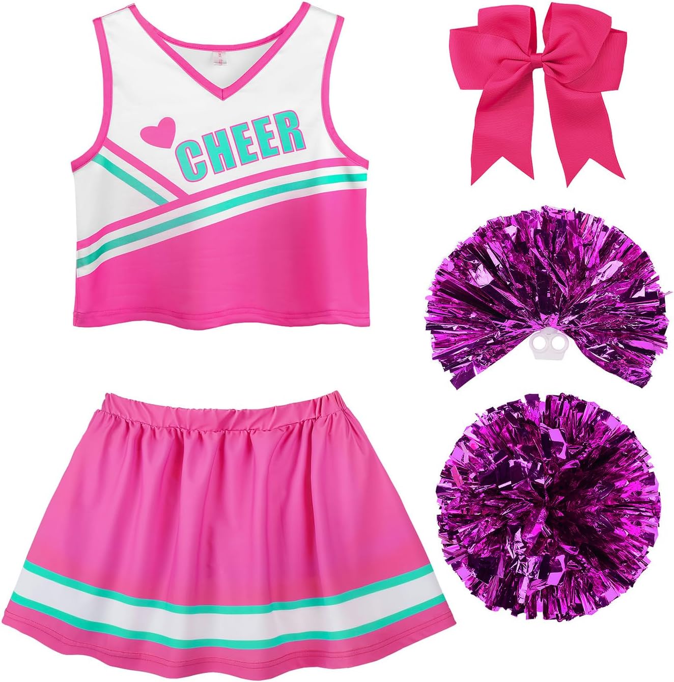 ReliBeauty Cheerleader Costume for Girls