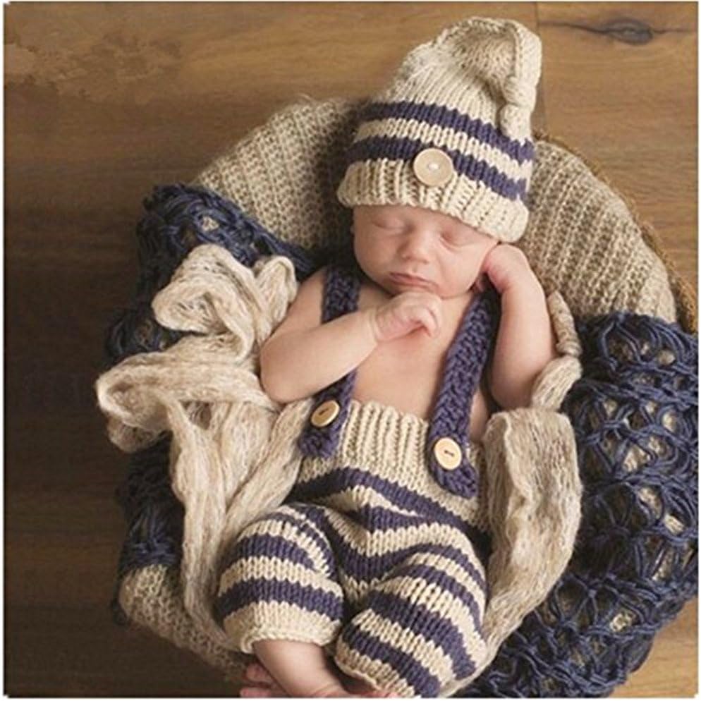 Vemonllas Newborn Baby photographers props crocheted connectummies