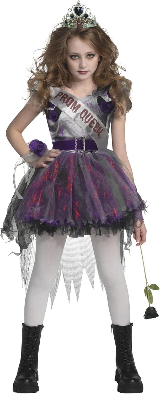 Spooktacular Creations Zombie Prom Queen Costume for Girls - Halloween