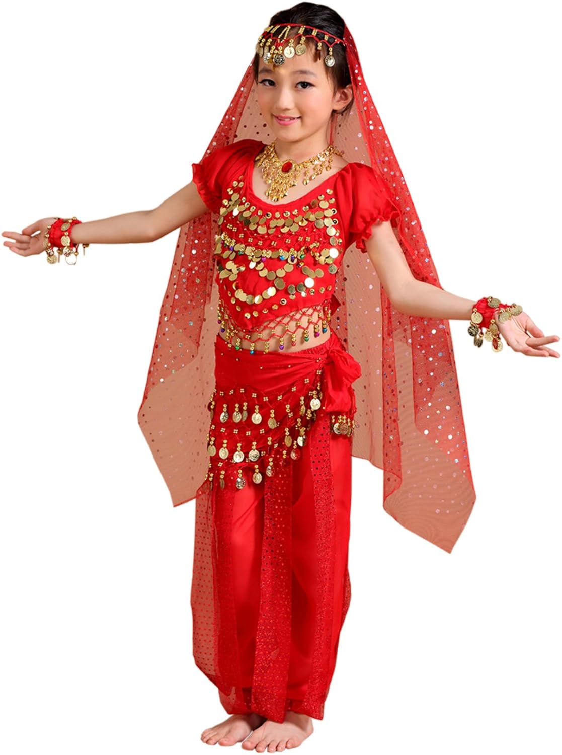 Astage Girls Halloween Belly Dance Costume