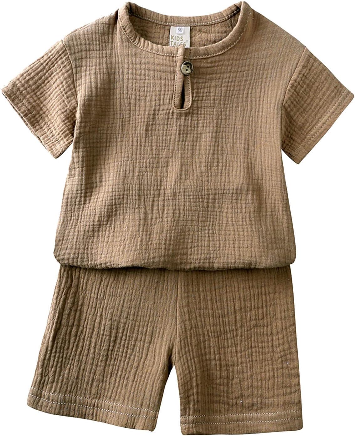 One-Piece Soft Comfortable Cotton Pullover Boys 2T 3T Cooling Pocket