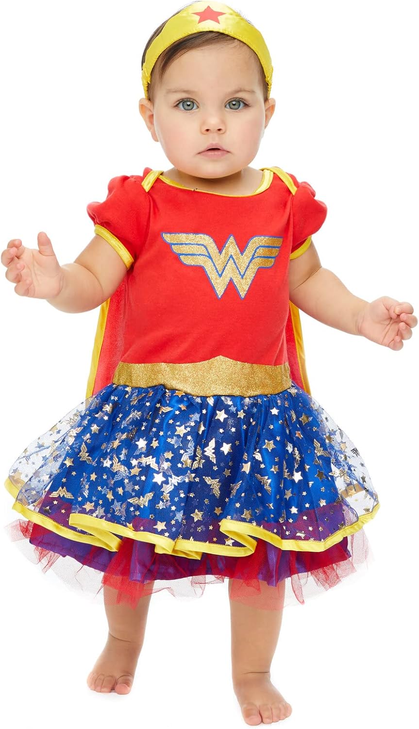 Wonder Woman Justice League Cosplay Body suit for Baby Girls