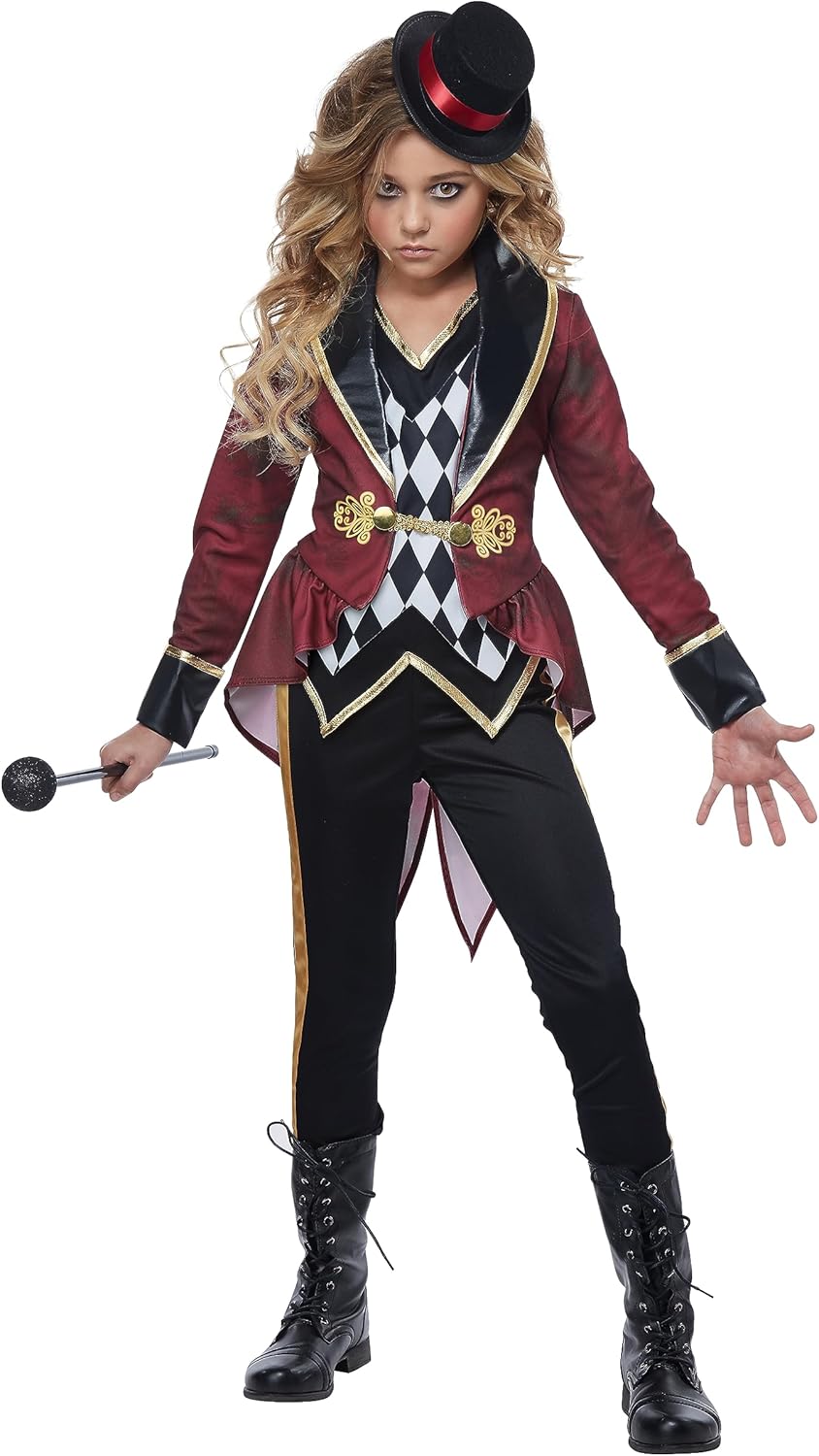 Sizzling Ringmaster Giggles Costume Girls