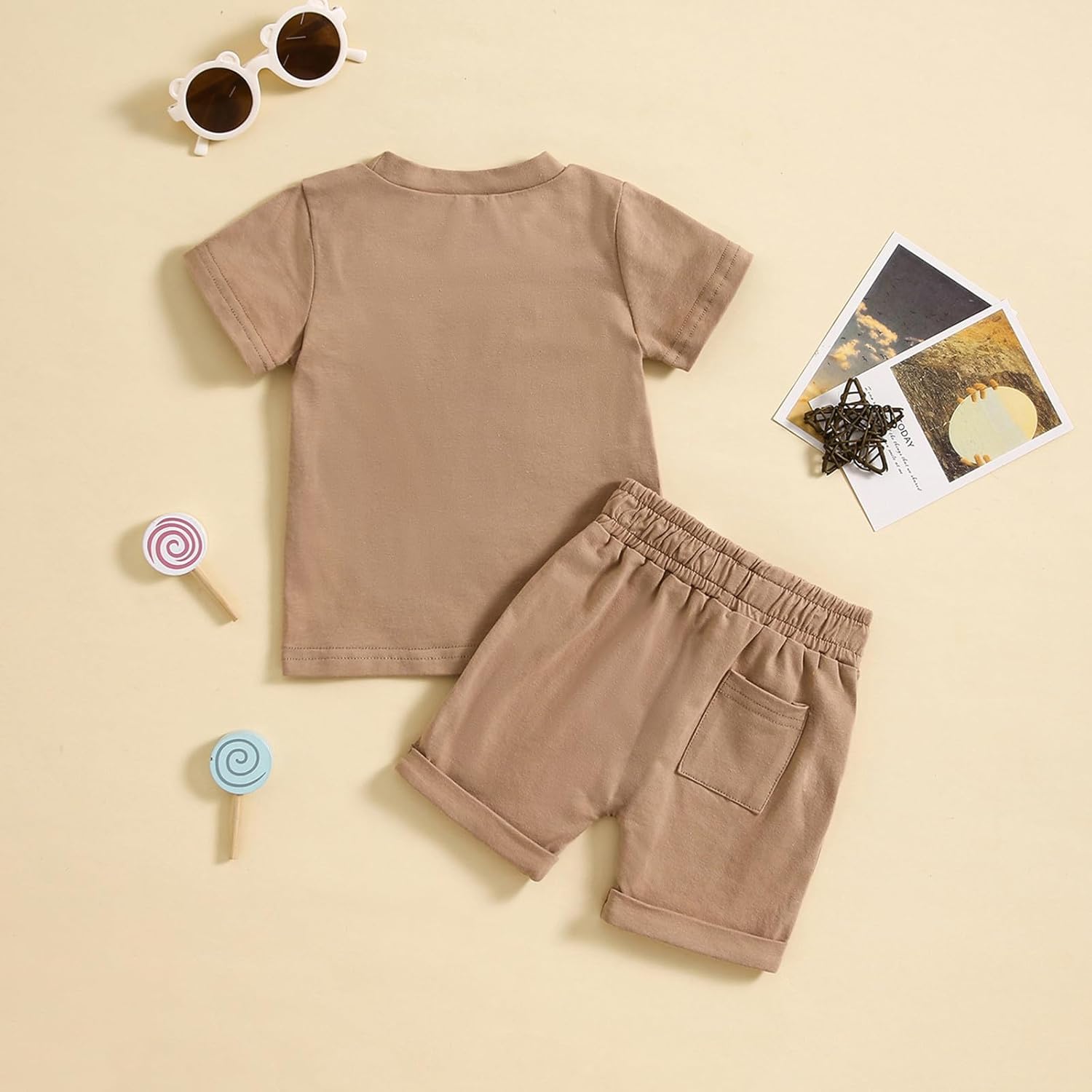 Toddler Boys Short Sleeve T-Shirt Shorts Set