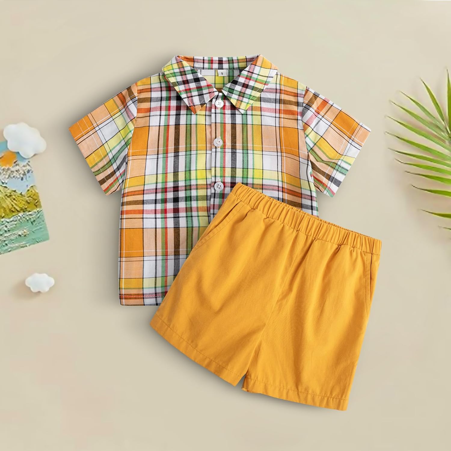 Bright Fun T-Shirt Shorts Set for Boys