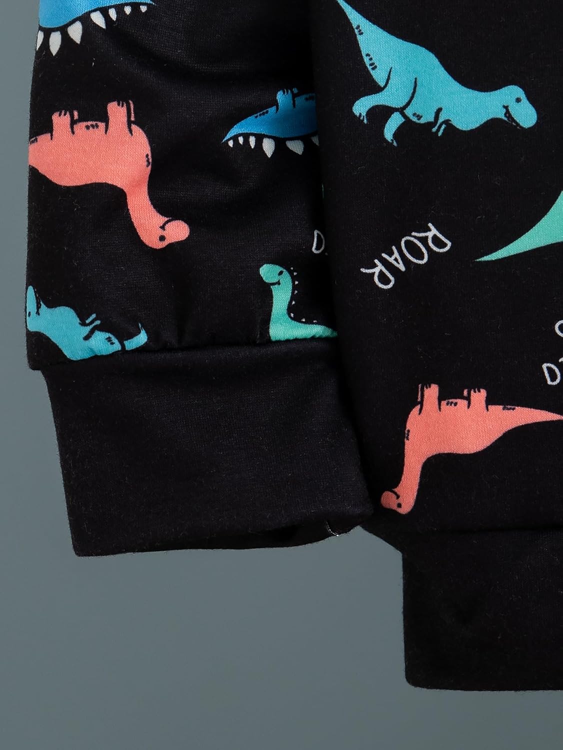Premium Comfort Boys 2-Piece Dinosaur Print Outfit Set