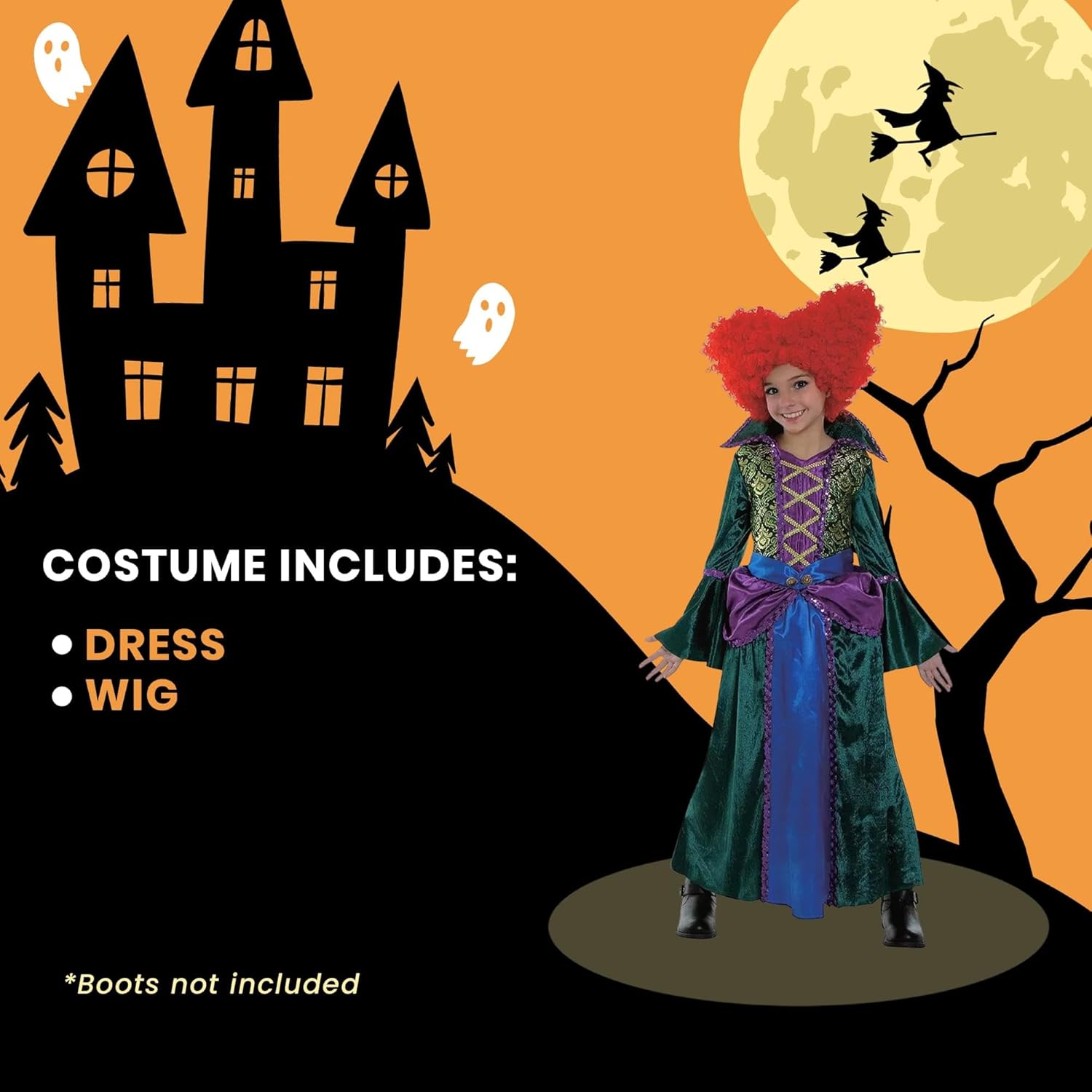 Studio Halloween Salem Witch Costume