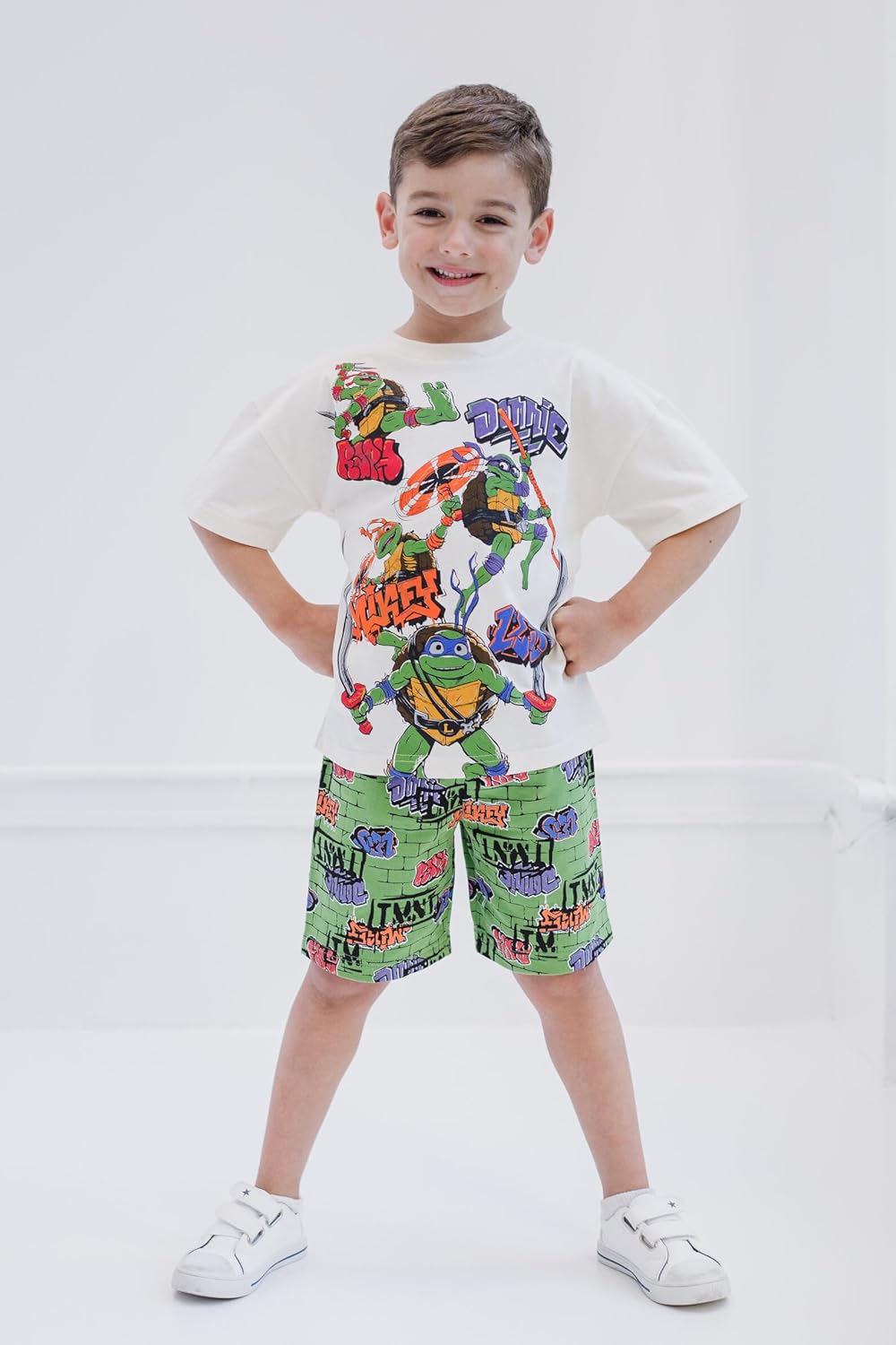 Teenage Mutant Ninja Turtles Kids Outfit Set T-Shirt and Shorts