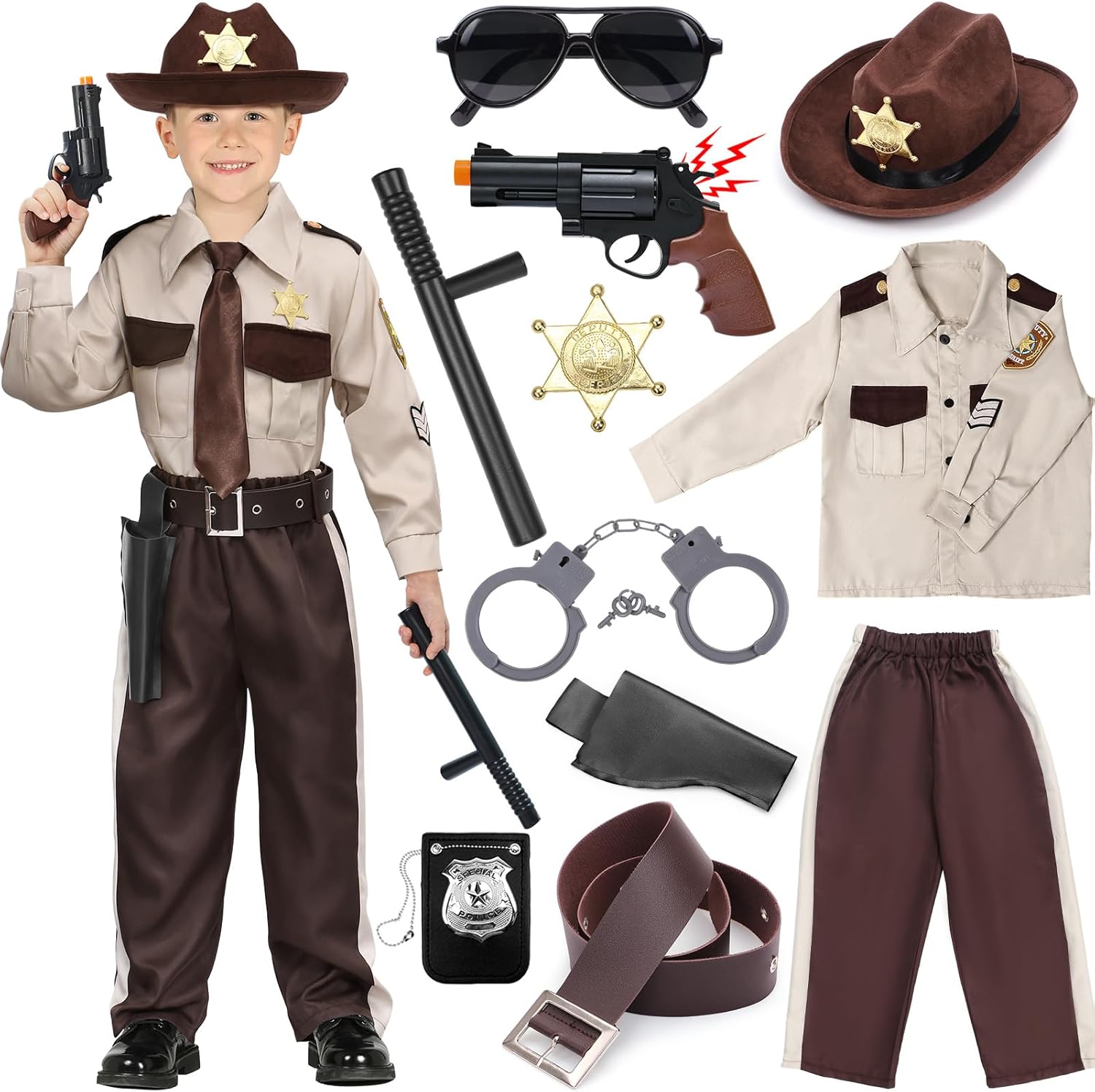 Halloween Kids Police Costume