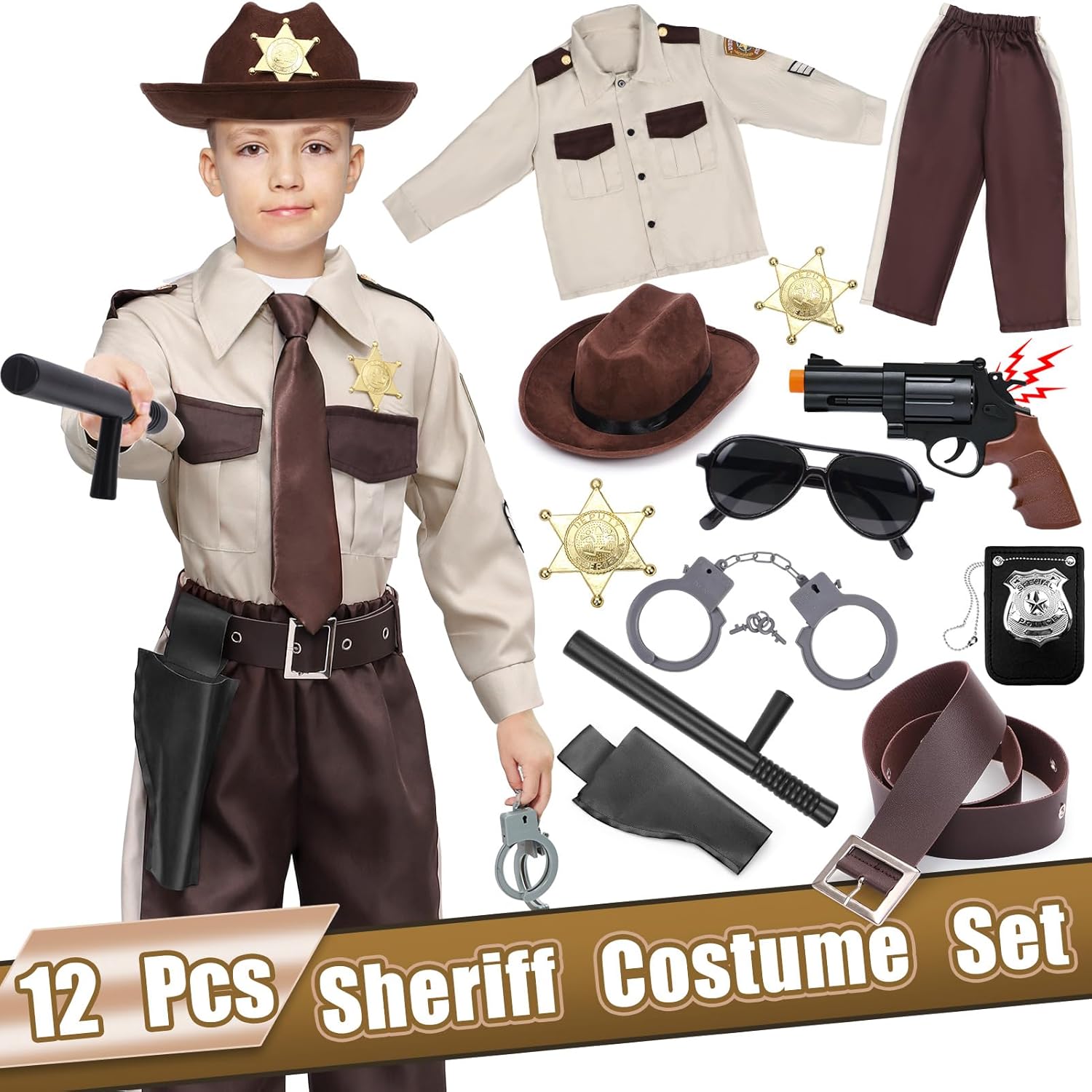 Halloween Kids Police Costume