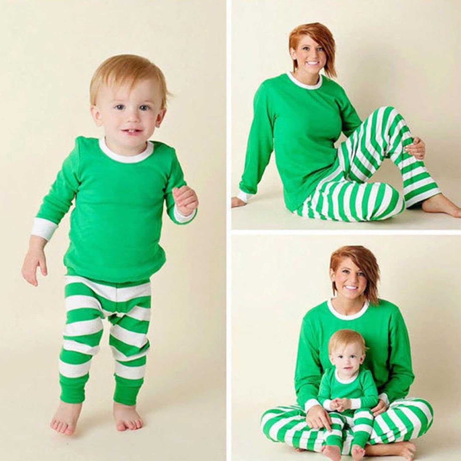 Comfortable Christmas Boys Girls Outfit Set with Sweater Pants