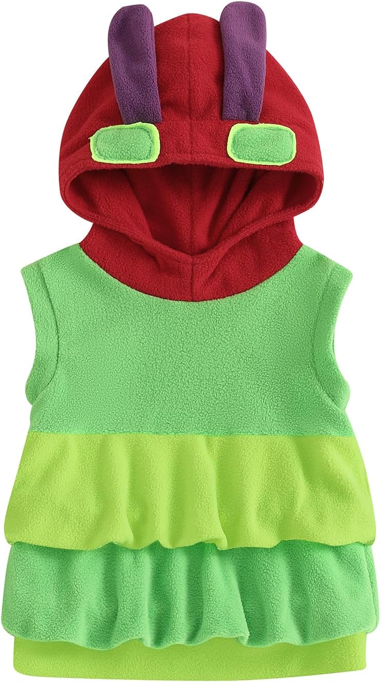Perfect for Halloween Cute outings Easy Cozy Fleece Vest for Kids