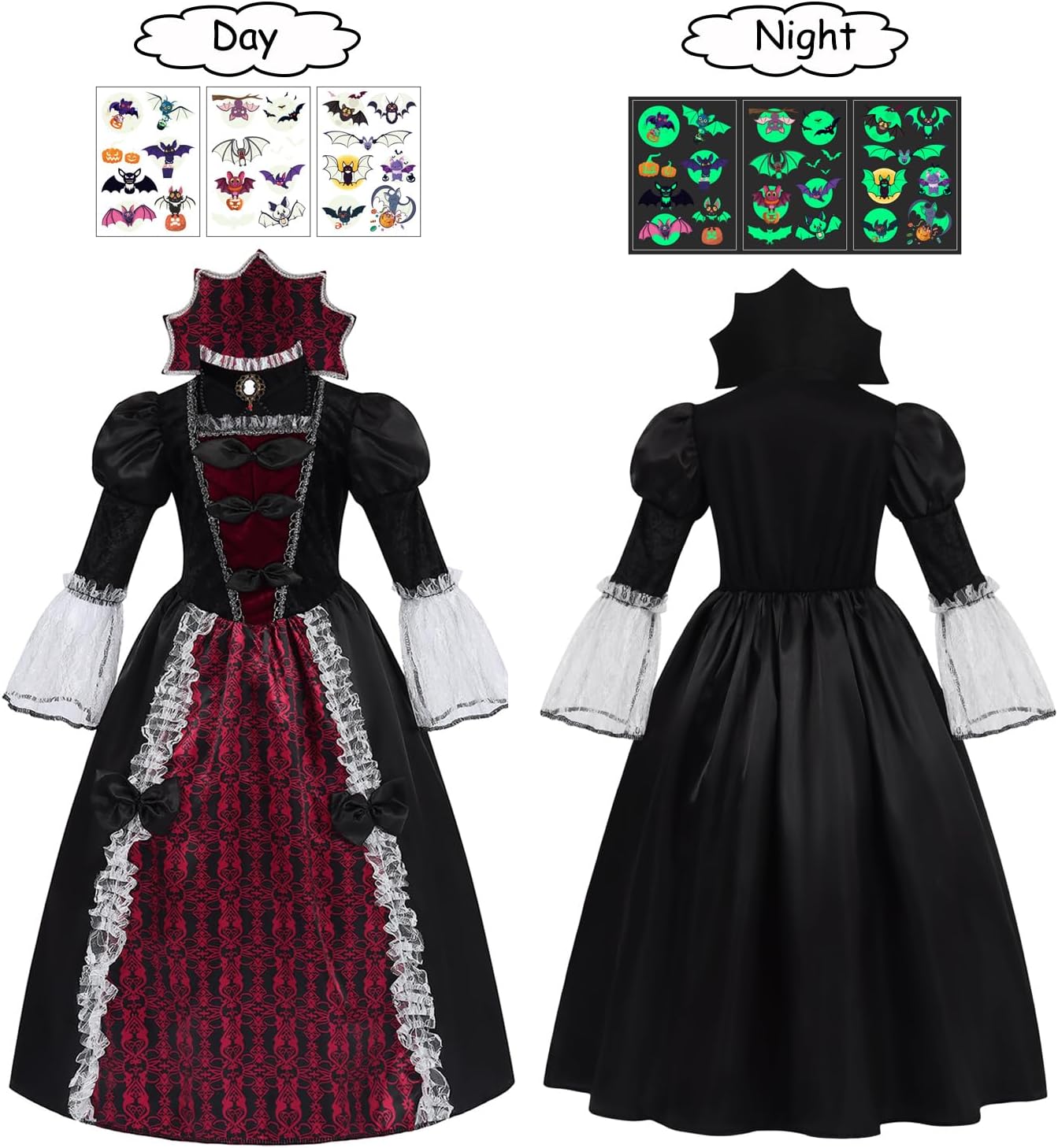 Royal Vampire Costume Girls Halloween