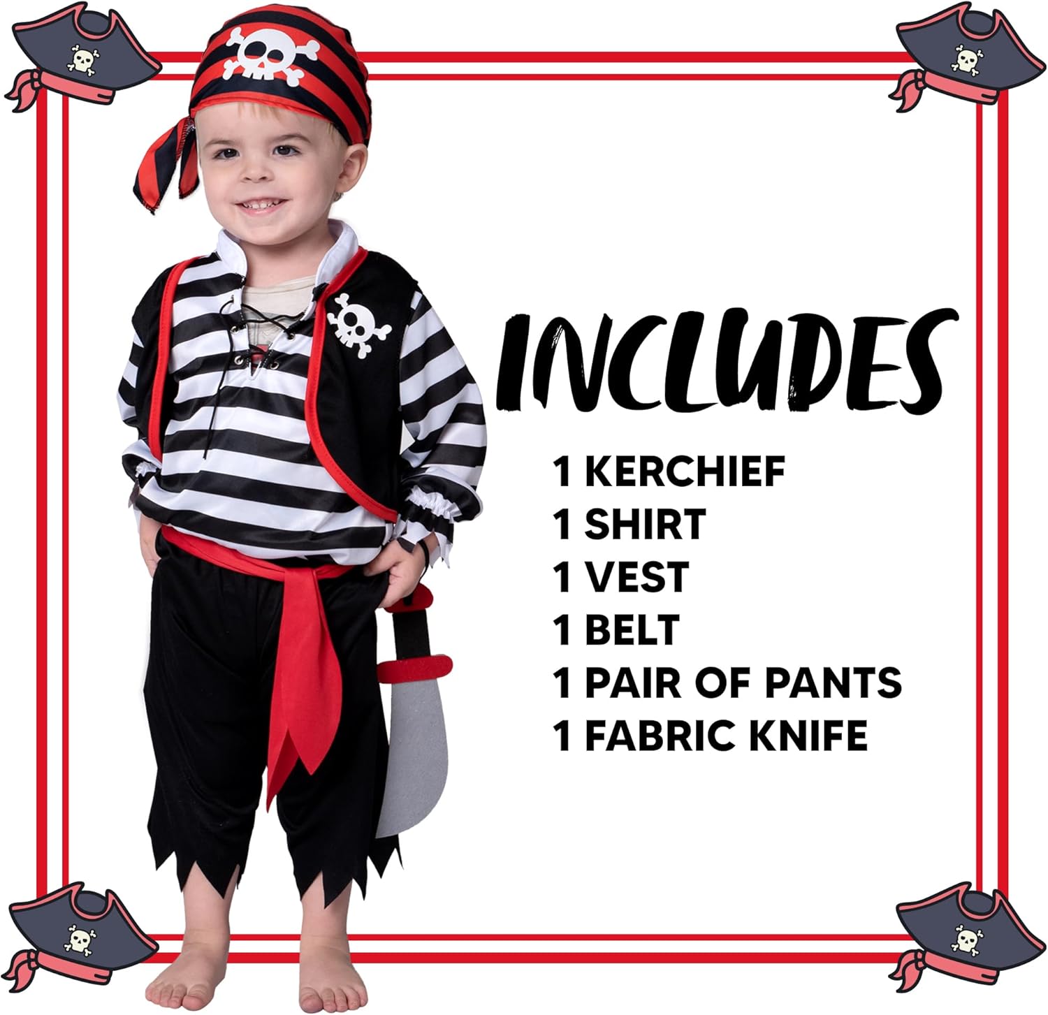 Pirate Kids Halloween Costume