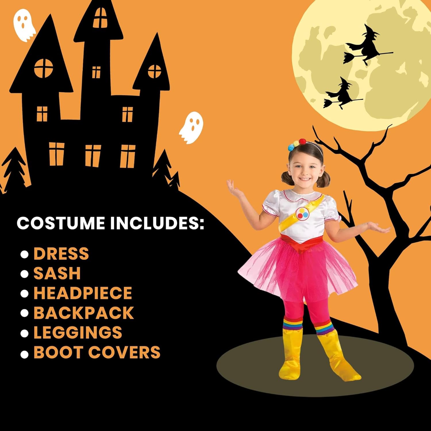 True and the Rainbow Kingdom Deluxe Costume Girls 1-3