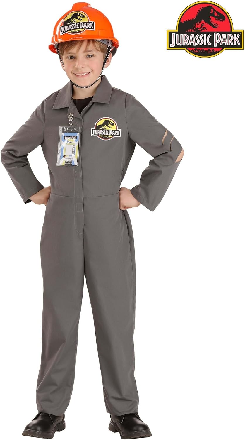 Jurassic Park Employee Costume for Kids Dinosaur Adventure