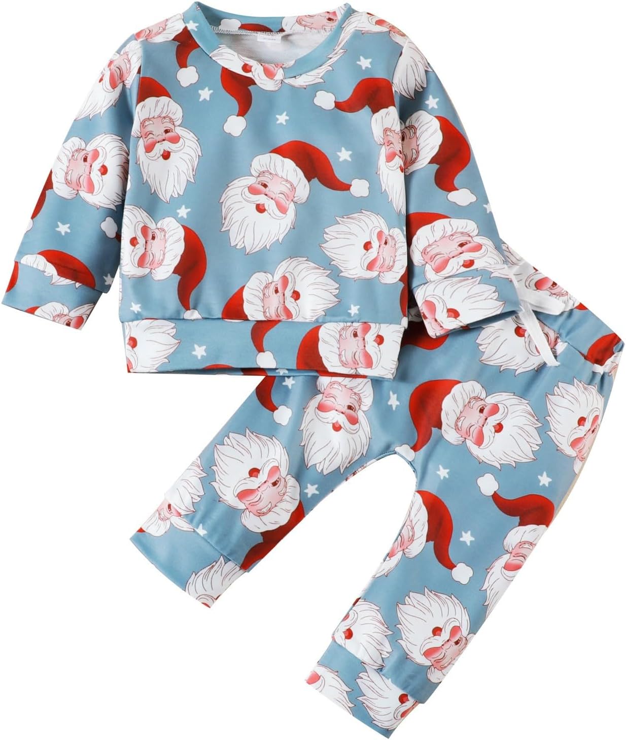 Christmas Joy Silk Satin Pullover Outfit Set Boys girls