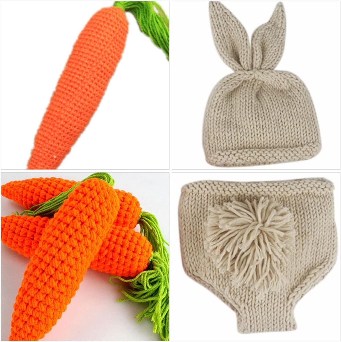 Abaodam Handmade Rabbit Costume for Babies