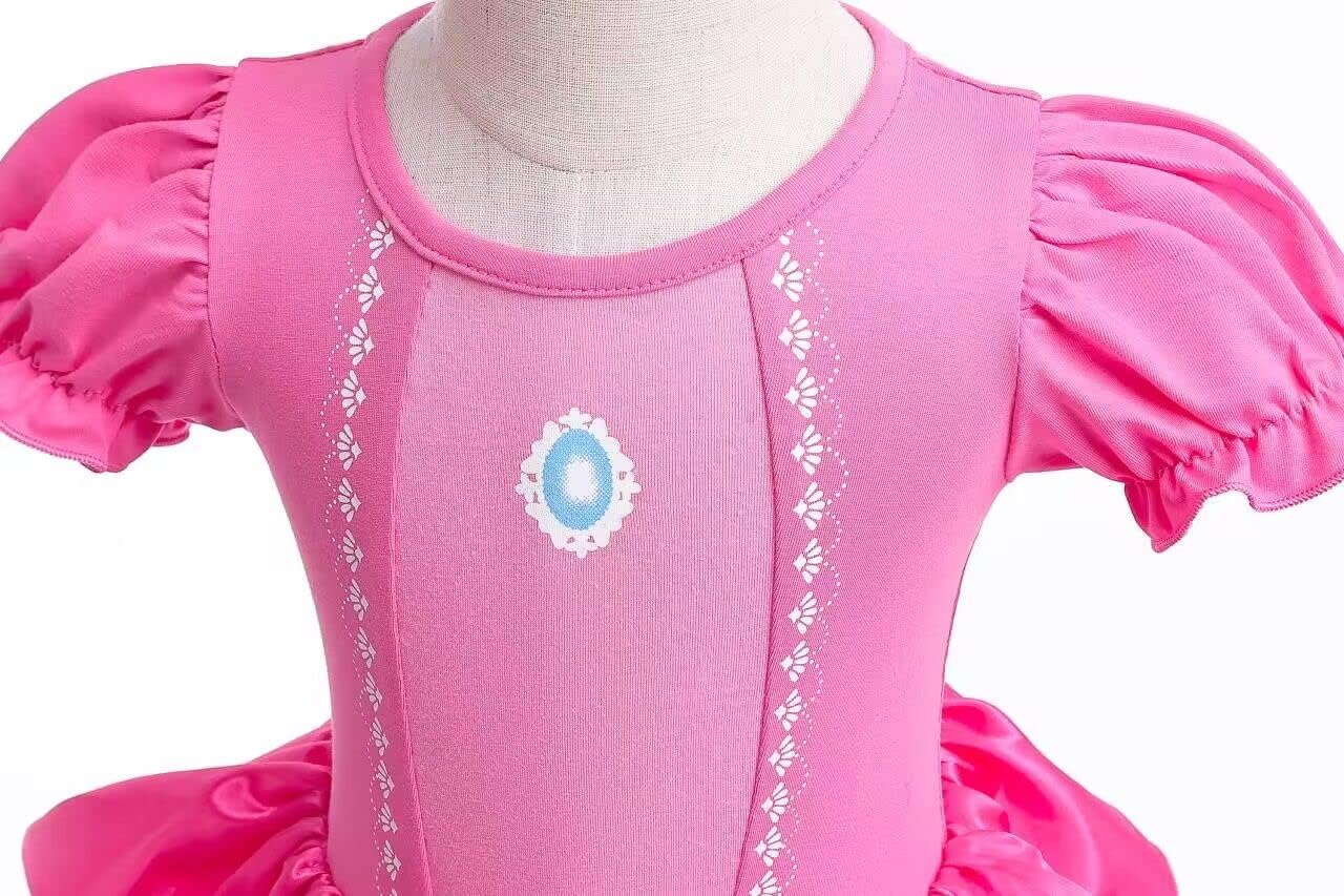 Baby Girls Princess Costume Jumpsuit Outfit with Headband
